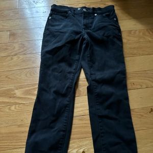 Madewell tall 9" High-Rise Skinny Jeans in Black Frost